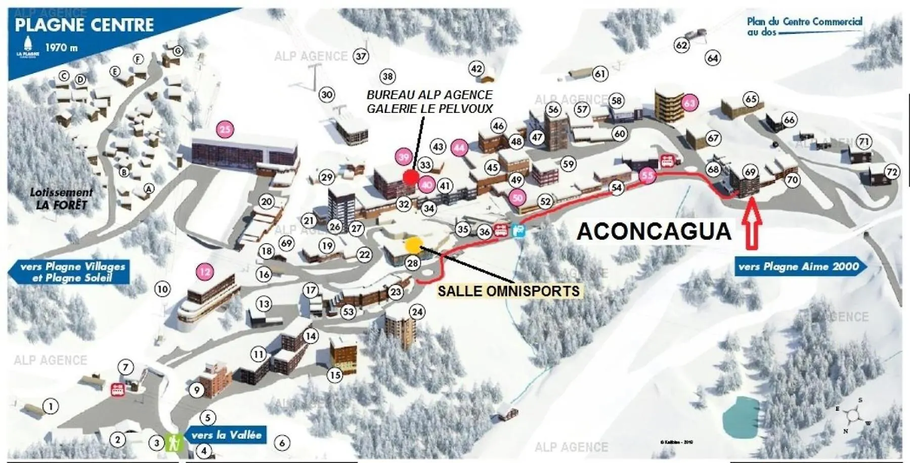 Residence L'Aconcagua - Studio 3/4 Personnes - Aconcagua - Plagne Centre Mae-2191 La Plagne-Tarentaise Apartment